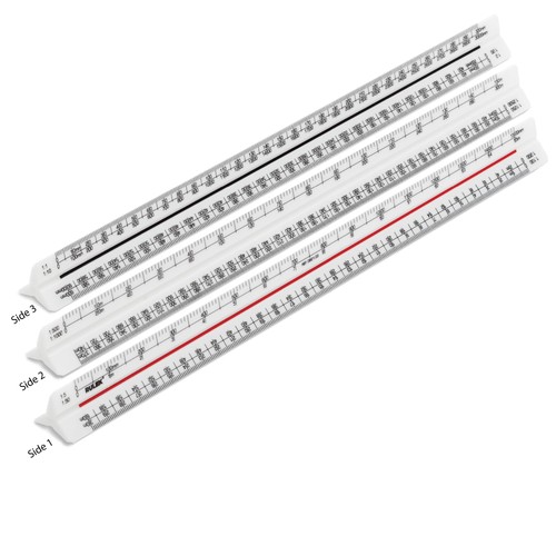300mm metric triangular scale - 300mm,