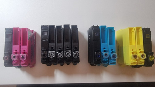 Empty ink cartridges epson - 14,