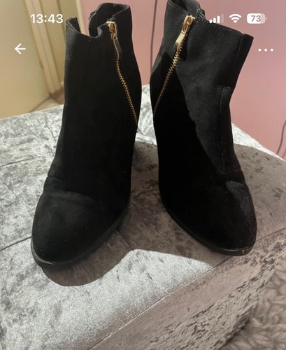 Black ankle boots - , gold