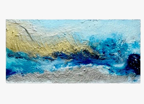 Abstract textured acrylic - abstract,