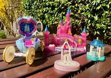 Disney Princess Castle & Coach & Gazebo Foldout Playset Good Condition