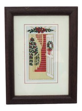 Cash's of Coventry Silk Woven Picture - Christmas - Staircase