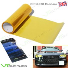 30 x 200cm GOLDEN YELLOW Headlight Tint Film Tail lights Car Vinyl Wrap