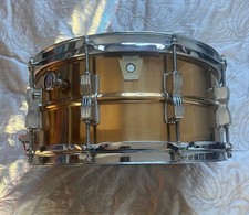 Ludwig 14x6.5  Supraphonic Bronze Snare Drum, Chicago Transition Era , Early 80s
