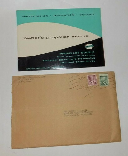 Vintage hartzell owner - vintage,