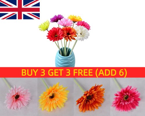 Artificial silk gerbera flower - artificial,