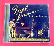 Live at the Britt Festival by Mel Brown B-3 Organ Quartet CD VG+ Condition