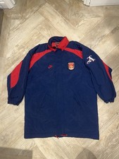 Vintage Arsenal Football Coat/Jacket/Parka 95/96 Season Authentic Retro Nike XL