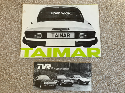 Tvr taimar sales - uk, brochure