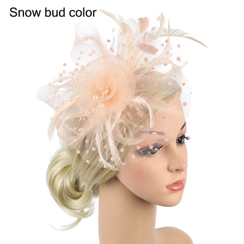 Large wedding fascinator - large,