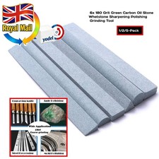 6pc 180 grit sharpening stone - grit,