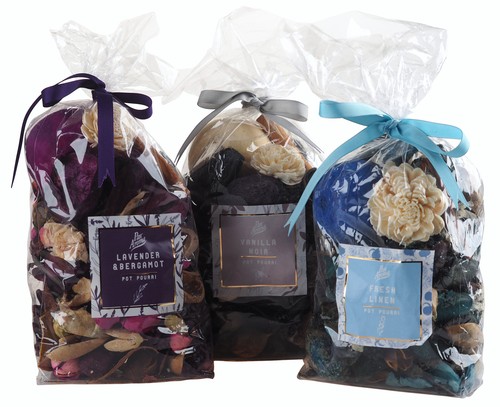Pot pourri fragrance - pot, bags