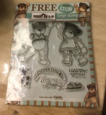 Large Stamp Set Teddy Bo & C