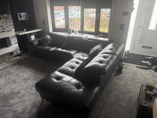 Leather dfs corner electric - dfs,