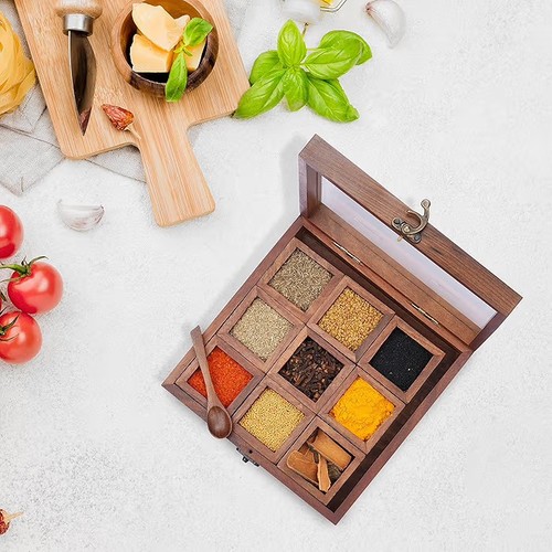 Ajuny wooden spice - spice, 9x9