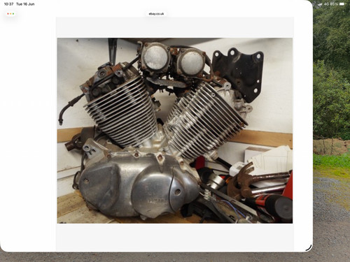 Yamaha xv535 virago - xv535, engine