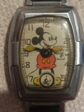 1937/1938 MICKEY MOUSE DELUXE WRIST WATCH