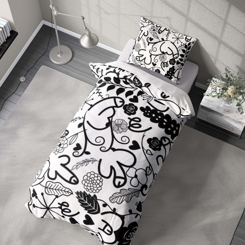 Floral willy pattern rude - floral,