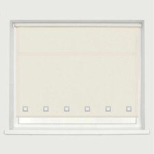 Square Eyelet Roller Blinds Trim-able Window Curtains Edge Easy Fit Home Offices