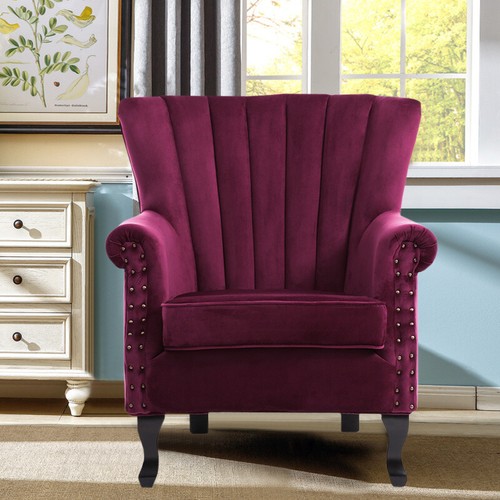 Velvet living room tub - velvet,