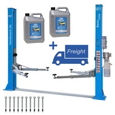Two Post Car Lift Ramp - Twin Busch ® BASIC-Line 2 Post Lift TW242M - 4.2 Ton