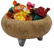 Ornate vintage candy bowl - vintage,