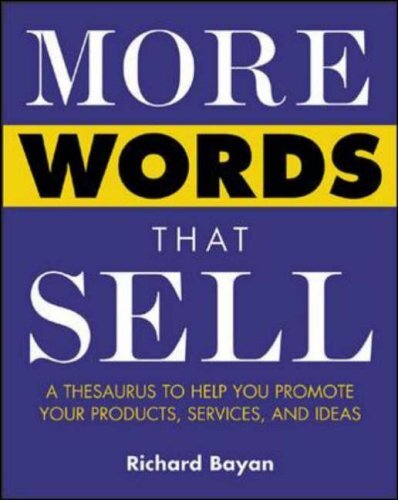 More words that sell a - more, sell: