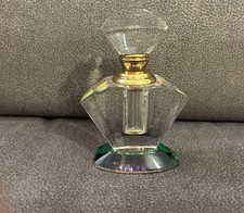 Art Deco Style Crystal Scent Bottle With Dabber Stopper