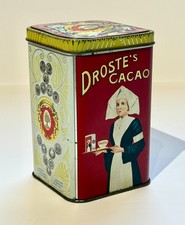 Vintage  Droste Cocoa Tin - Manufactured in Holland 1950's/60's