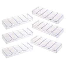 6pcs Acrylic Poker Chip Tray