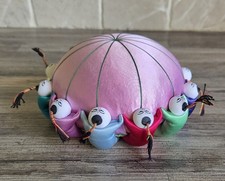 Vintage Pink Silk Chinese Pin