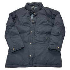 Schott Parka Coat Jacket Padded Puffer Winter Outdoor Black Mens Medium