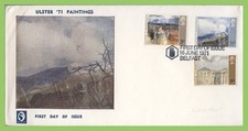 G.B. 1971 Ulster Paintings set on Cameo First Day Cover, Belfast