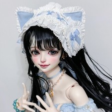 1/4 BJD Cute Girl Doll Chacha Bare Resin Ball Jointed Doll + Eyes + Face Makeup