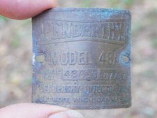 1.75" Antique Penberthy Model 48A Injector Plate