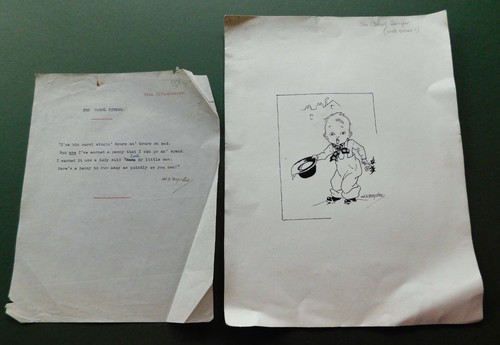 Original artwork foyster - w,