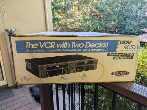 Govideo ddv9050 dual deck vcr - govideo,