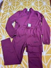 Nike Tracksuit Burgundy for