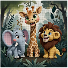 Printed Cross Stitch Kit 11 ct