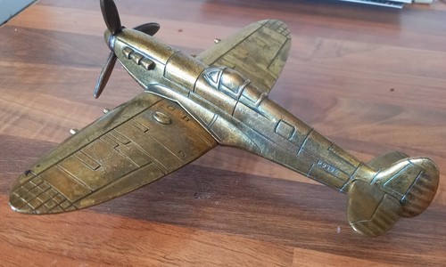Vintage solid brass die - brass,