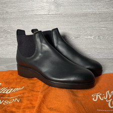 RM Williams x Marc Newson Boots Womens Black UK Size 4 Leather Ankle Yard Boot