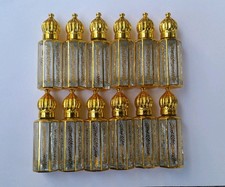 Elegant Empty Glass Bottles Attar 12ml x 12pcs  • 