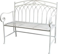 Foldable Metal Garden Bench