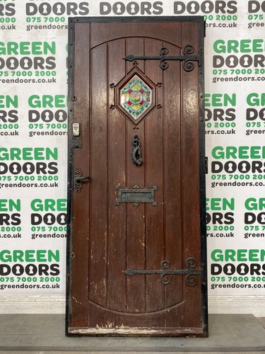 Oak veneer front - veneer, door