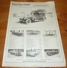 1980 VINTAGE LARGE AD VINTAGE