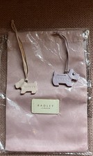 Radley Small Pink Dust Bag & 2