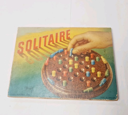 Vintage merit solitaire game - merit,