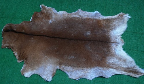 New goat hide rug - rug, area