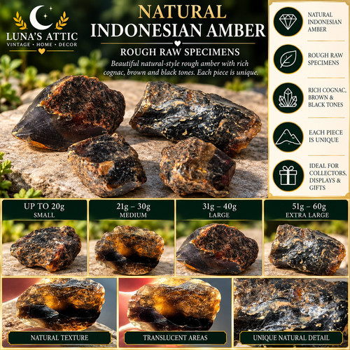Natural indonesian amber - natural,