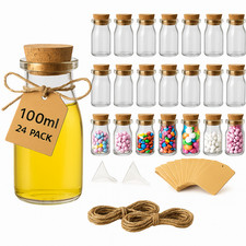 Glass jars with cork - glass,